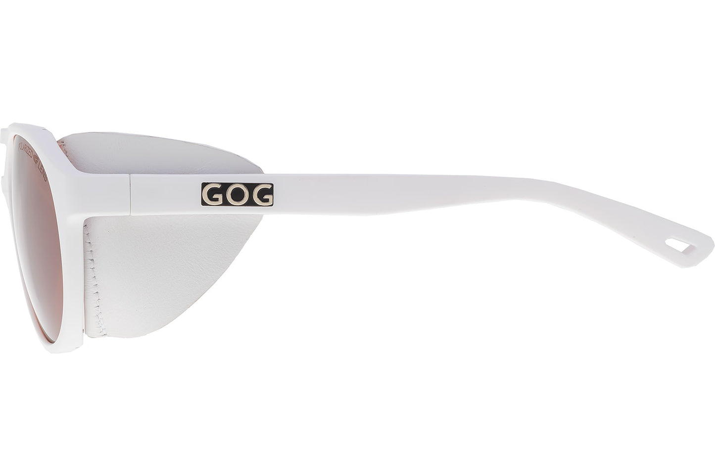 GOG NANGA Blanc – Lunettes de Montagne Polarisées Cat. 3 | Protection & Style Alpin
