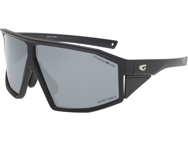 GOG LHOTSE Noir – Lunettes de Glacier Polarisées Cat. 4 | Protection Haute Montagne